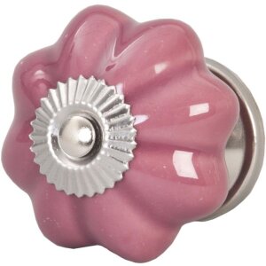 Buton decorativ floral Clayre & Eef, 4,5 cm, diverse modele