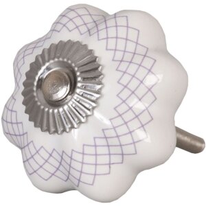 Buton decorativ floral Clayre & Eef, 4,5 cm, diverse modele