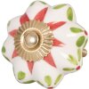 Buton decorativ floral Clayre & Eef, 4,5 cm, diverse modele