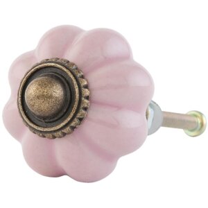 Butoniere decorative cu formă de floare, 3 cm, pastel, design vintage