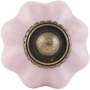 Butoniere decorative cu formă de floare, 3 cm, pastel, design vintage