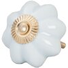 Buton decorativ floral 5 cm Clayre & Eef, ceramică, stil vintage