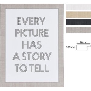 Henzo Bilderrahmen Silverline 10x15 cm bis 40x50 cm...