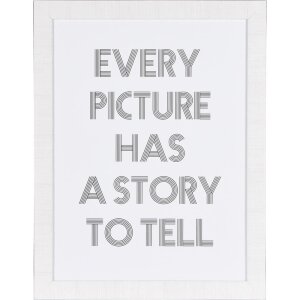 Henzo Bilderrahmen Silverline 10x15 cm bis 40x50 cm Silber Kunststoff Glas