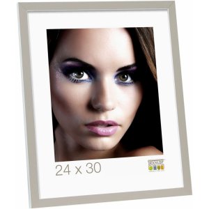 Deknudt Holz-Bilderrahmen S43AL grau-weiß 9x13 cm bis 30x40 cm