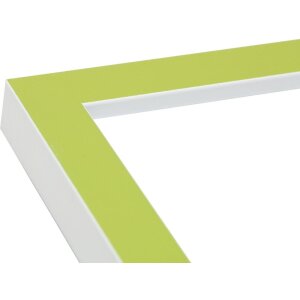 Deknudt Holz-Bilderrahmen S43AL grün-weiß 9x13 cm bis 30x40 cm