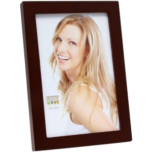 Rama foto din lemn S68FV3, design clasic, brun