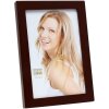 Rama foto din lemn S68FV3, design clasic, brun