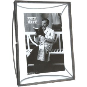 Ramă foto Deknudt S68PB cu suport metalic curbat, cupru, negru, argint