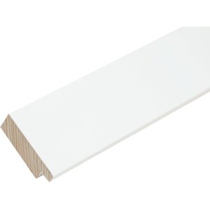 Râmă foto albă din lemn S43BK, 13x18 cm - 50x70 cm