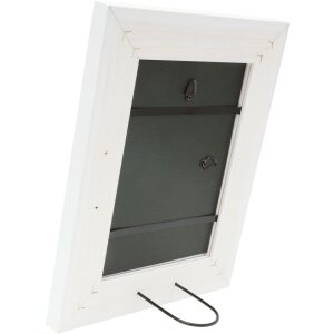 Râmă foto albă din lemn S43BK, 13x18 cm - 50x70 cm