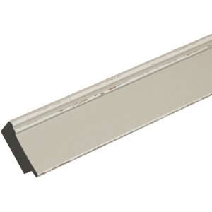 Rama foto gri din lemn S45LF7, cu margine subțire și sticlă mată și clară