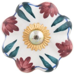 Türknopf Clayre & Eef 63932 Ø 4x3,5 cm multi