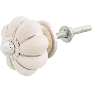 Türknopf Clayre & Eef 63934 Ø 4x3,5 cm creme