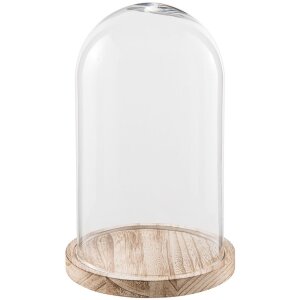 Clayre & Eef 6GL2170 Glocke Ø 18x28 cm Glas...