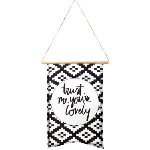 Wand deco Trust me Juleeze JZWD0001 22x1x28 cm weiß...