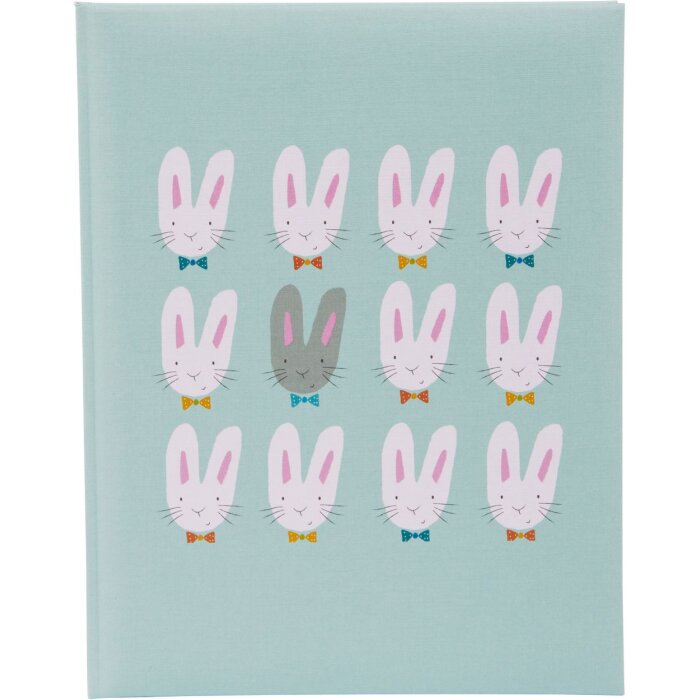 Goldbuch Babytagebuch Cute Bunnies Blue 21x28 cm 44 illustrierte Seiten