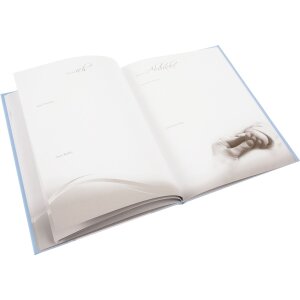 Goldbuch Babytagebuch Fortuna blau 21x28 cm 44 Seiten Kunstdruckeinband