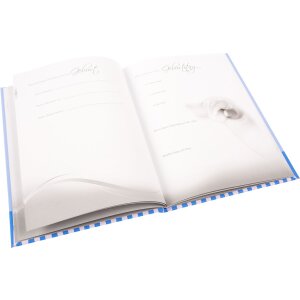 Goldbuch Babytagebuch Ich bin neu hier blau 21x28 cm mit Panda-Motiv