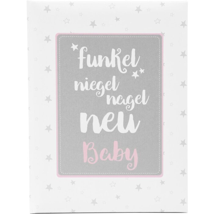 Goldbuch Babytagebuch funkel niegel nagel neu rosa 21x28 cm 44 Seiten