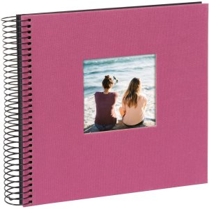 Goldbuch Spiralalbum Bella Vista fuchsia Leineneinband 20...