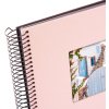 Goldbuch Spiralalbum Bella Vista rosé 20x20 cm 40 schwarze Seiten