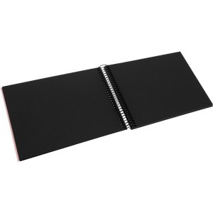 Goldbuch Spiralalbum Bella Vista rosé 24x17 cm 40 schwarze Seiten