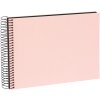 Goldbuch Spiralalbum Bella Vista rosé 24x17 cm 40 schwarze Seiten