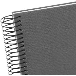 Goldbuch Spiralalbum Bella Vista grau 34x30 cm 40 weiße Seiten