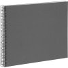 Goldbuch Spiralalbum Bella Vista grau 34x30 cm 40 weiße Seiten