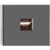 Goldbuch Spiralalbum Bella Vista grau 34x30 cm 40 schwarze Seiten