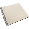 Goldbuch Spiralalbum Bella Vista sandgrau 35x30 cm 40 schwarze Seiten