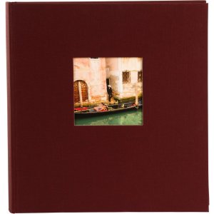 Goldbuch Fotoalbum Bella Vista Bordeaux Leinen 30x31 cm 100 Seiten Pergamin