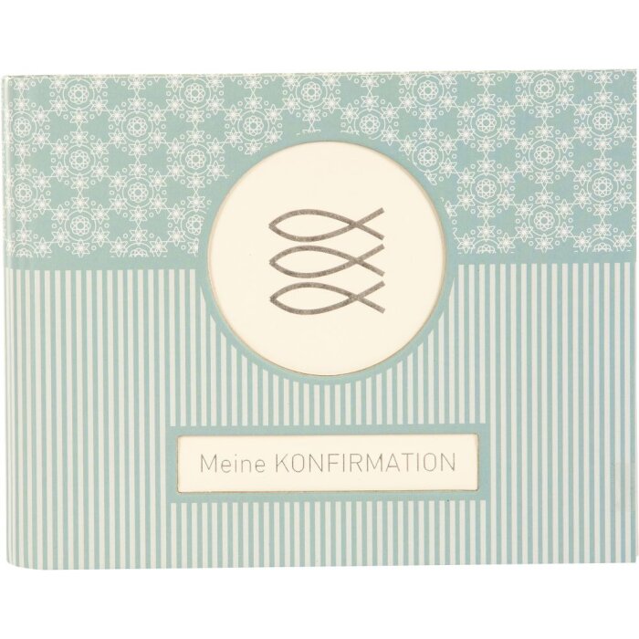 Goldbuch Fotobuch Konfirmation Mandala aquamarin, 24,5 x 19,5 cm, aquamarin