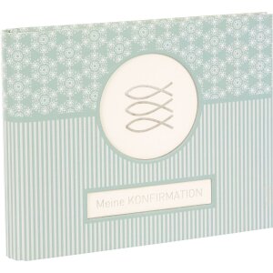 Goldbuch Fotobuch Konfirmation Mandala aquamarin, 24,5 x 19,5 cm, aquamarin