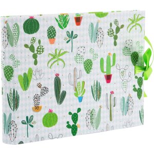 Goldbuch Fotobuch Cactus Collection Silberprägung 50 Seiten 24,5x19,5 cm