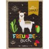 Goldbuch Freundebuch HAPPYlife Lama 15x21 cm 88 Seiten Kunstdruckeinband