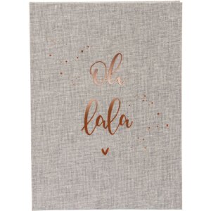 Goldbuch Notizbuch A5 dotted oh lala Leinenbindung...