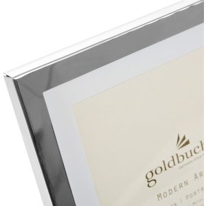 Goldbuch Metall-Fotorahmen Modern Art 15x20 cm silber glänzend