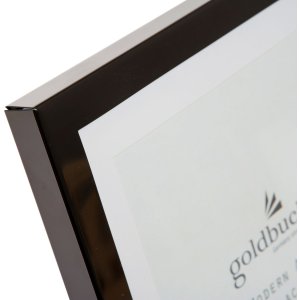 Goldbuch Metall-Fotorahmen Modern Art 15x20 cm schwarz glänzend