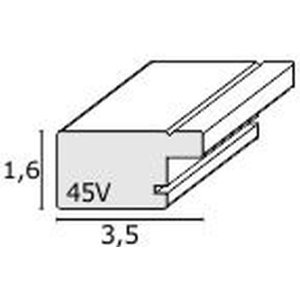 Deknudt Bilderrahmen braun Kunststoff S45VY2, braun, Einheitsgröße