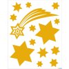 Herma DECOR Fensterbild Sterne Gold A4 210x297 mm