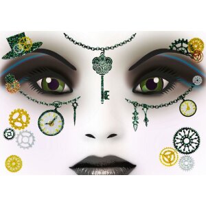 Herma FASHIONLine Face Art Sticker Steampunk Amelia,...