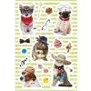 Herma MAGIC Sticker Dog & Cat Style Jewel, 16 Stück, selbstklebend, Tiermotiv