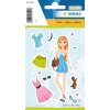 Herma MAGIC Sticker Pretty Girl Folie, rosa, 1 Blatt mit 18 Sticker