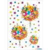 Herma MAGIC Sticker Blumenliebe mit Glitzersteinchen