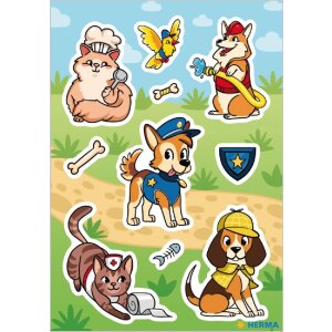 Herma DECOR Beste Freunde Sticker, weiß, 30 Stück