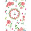 Herma DECOR Blumensticker Beautiful Rose beglimmert