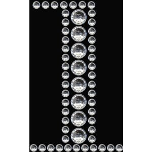 Herma FASHIONLine Crystal Sticker "1" Herma...