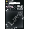 Herma FASHIONLine Crystal Sticker Love, Weiß, 53 x 83 mm